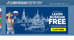 Desktop Screenshot of learnrussianstepbystep.com